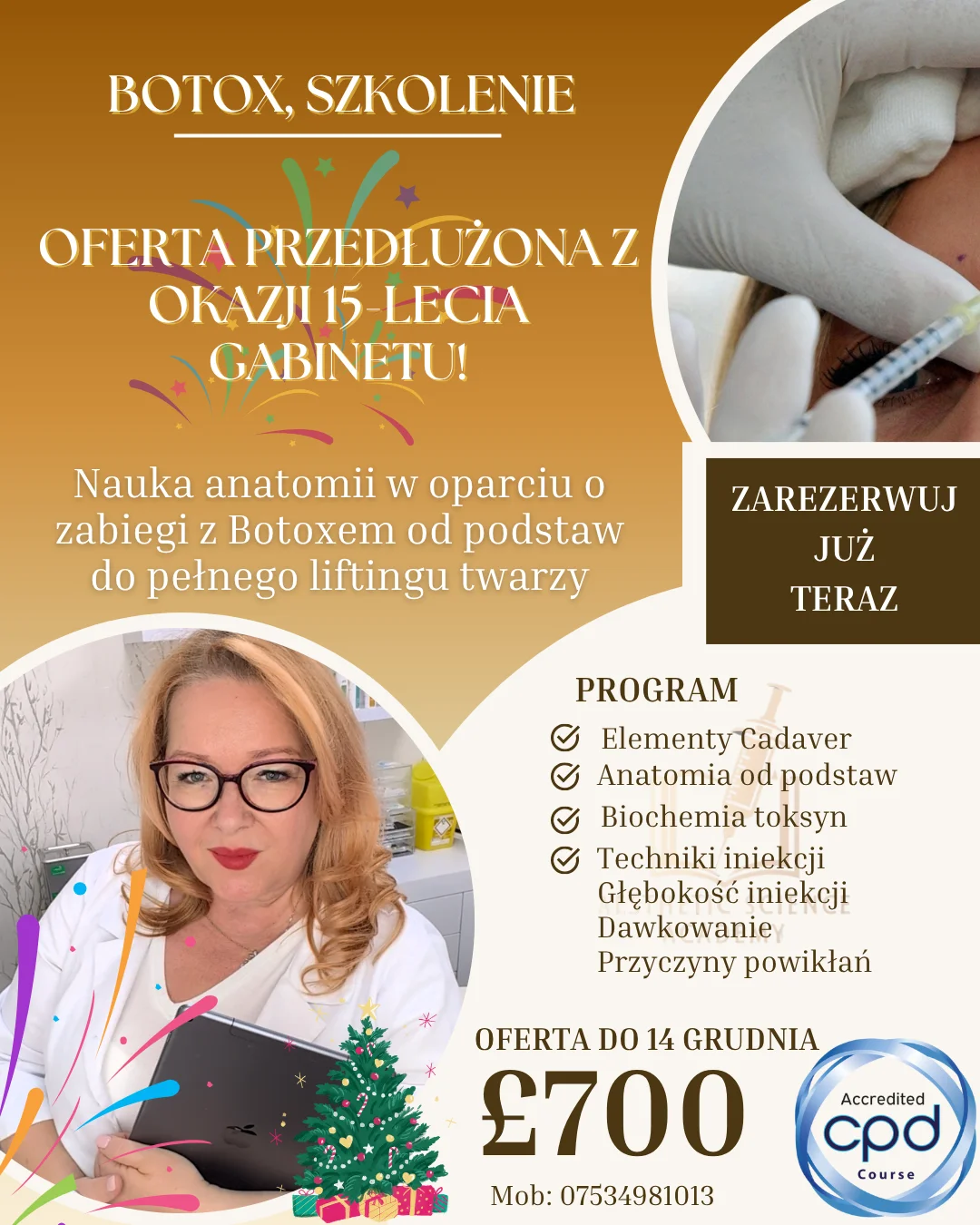 Botox, Szkolenie - Oferta Przedłużona